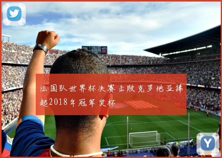 法国队世界杯决赛击败克罗地亚捧起2018年冠军奖杯