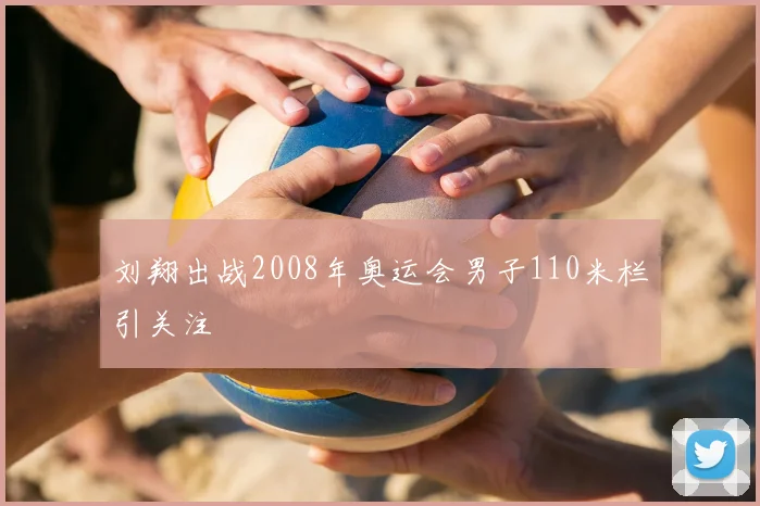 刘翔出战2008年奥运会男子110米栏引关注